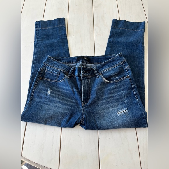1822 distressed crop jeans size 8 - Picture 3 of 8